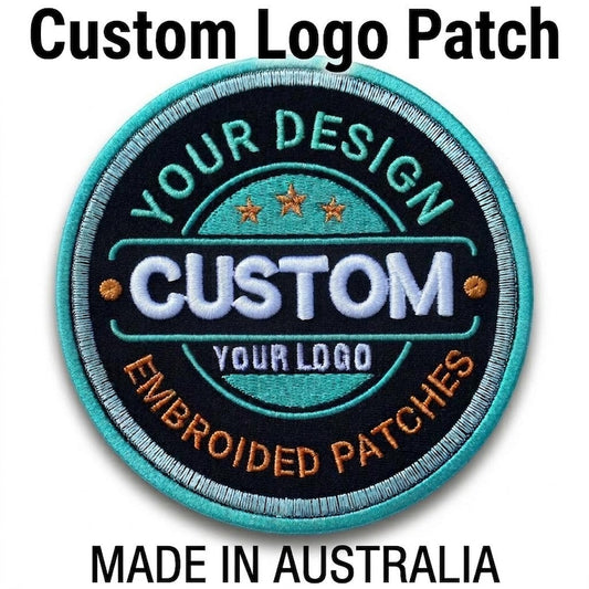 Custom embroidered business logo patch