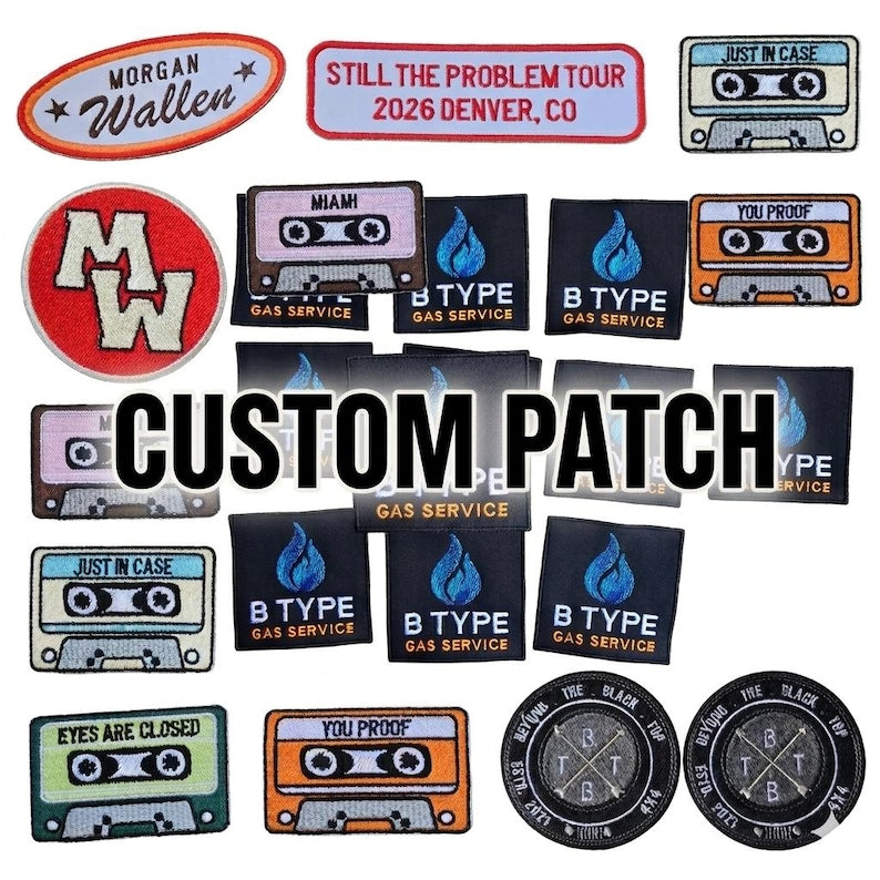 Custom embroidered patch examples