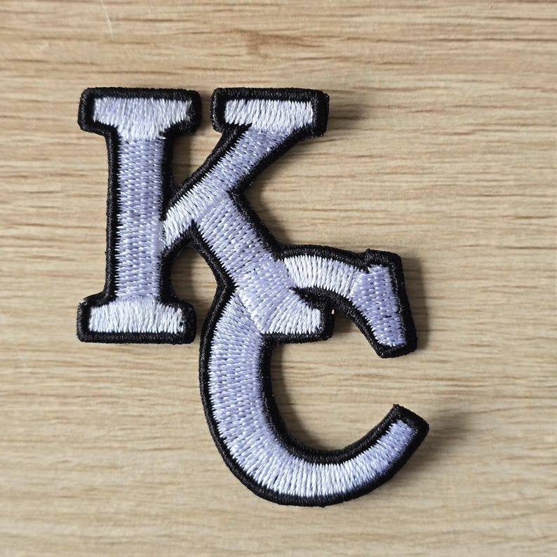 Custom KC embroidered patch